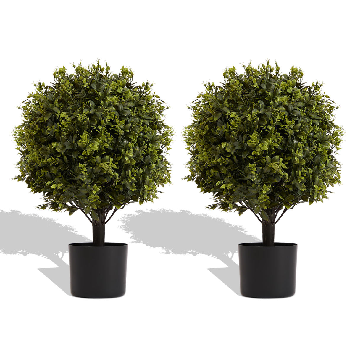 UV protection  Ball Topiary Tree for indoor outdoor Hot sales Artificial plants Greenery decoration in pot 22in 2pcs/set