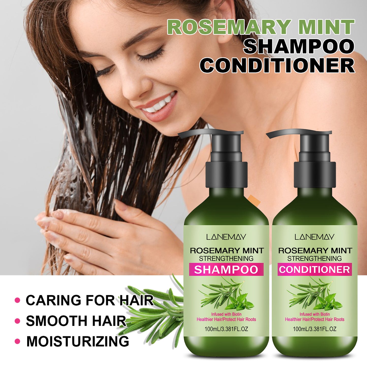 Deeply Nourishing Shampoo And Conditioner For Smooth Silky Hair