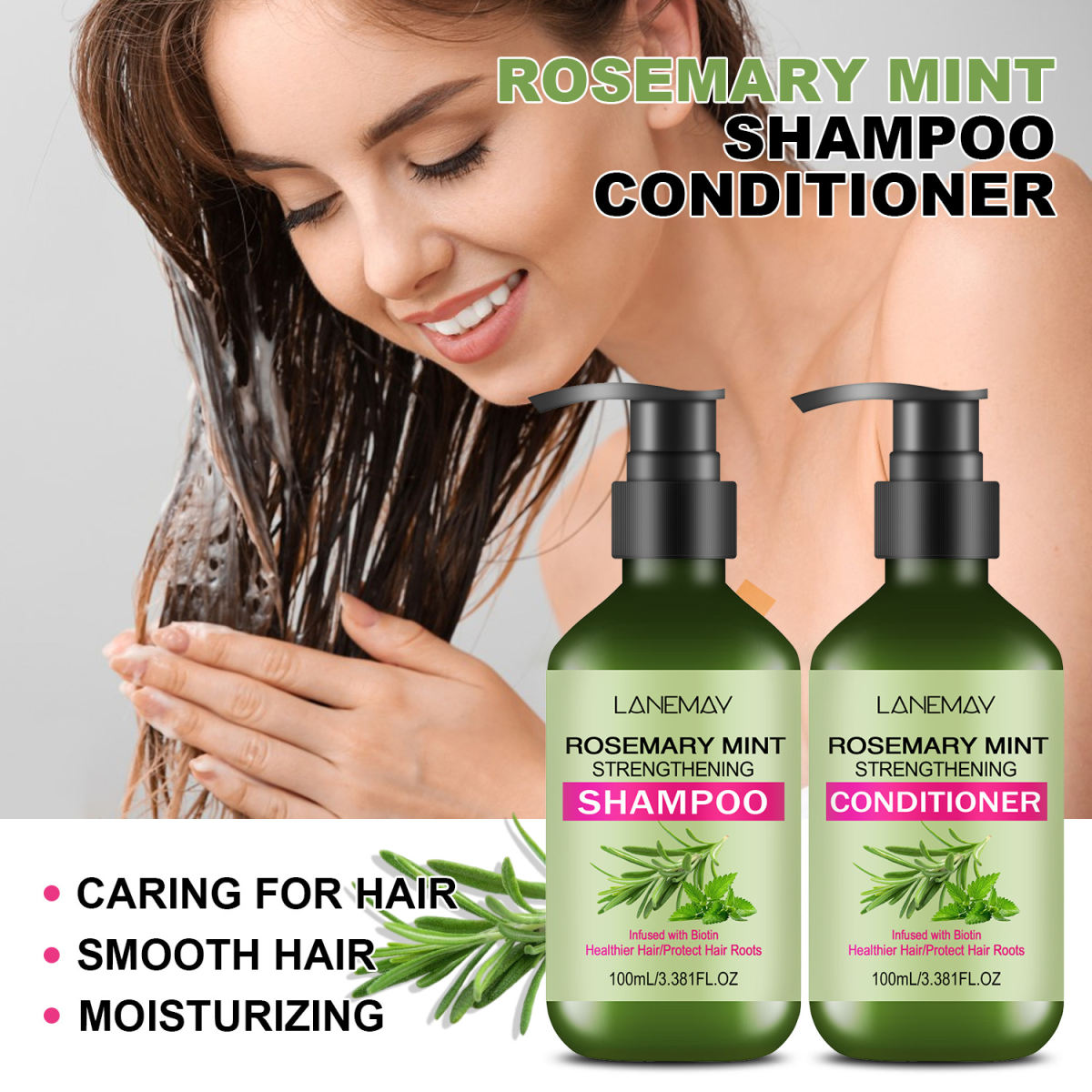 Deeply Nourishing Shampoo And Conditioner For Smooth Silky Hair