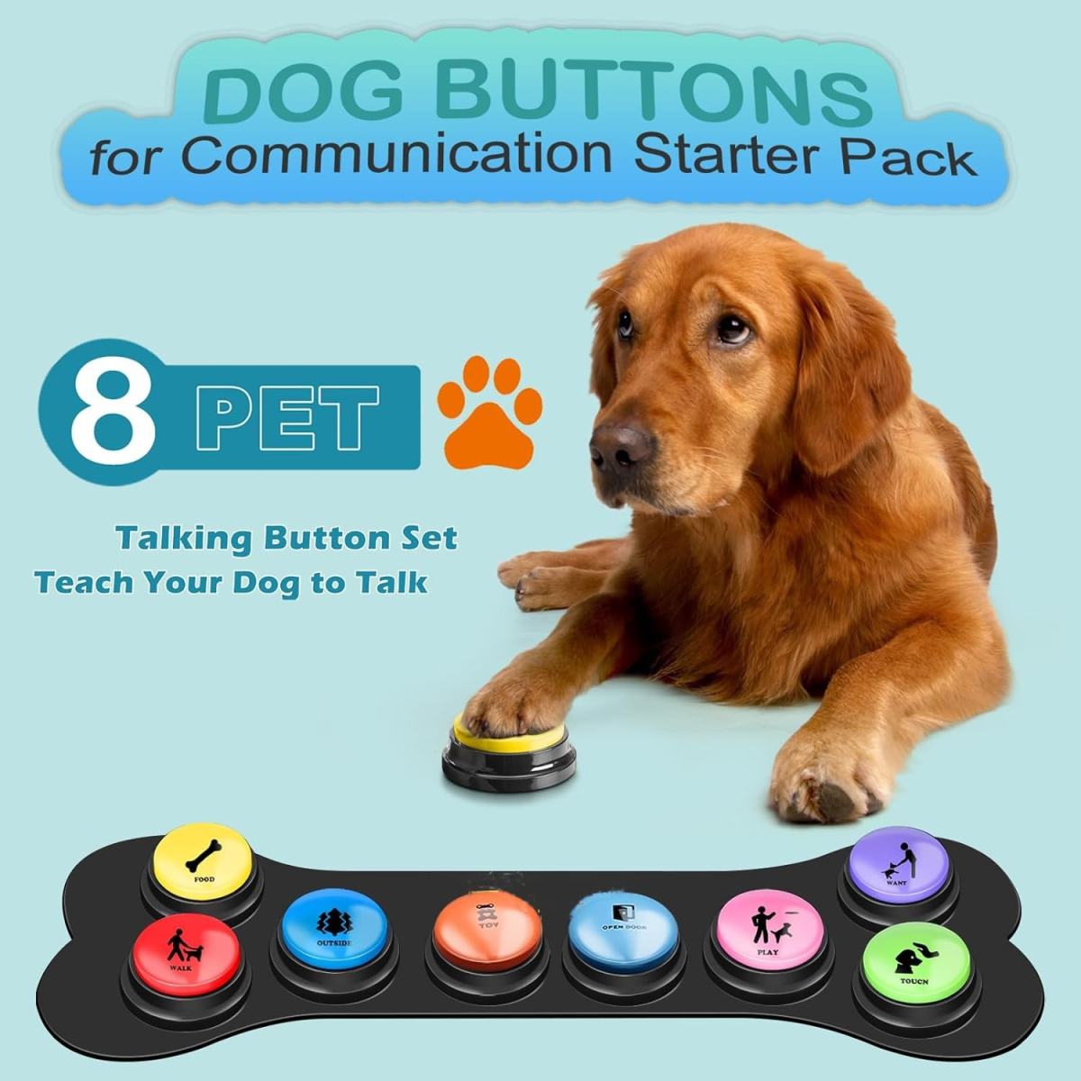 Pet Communication Button Dog Button Talking Pet Key