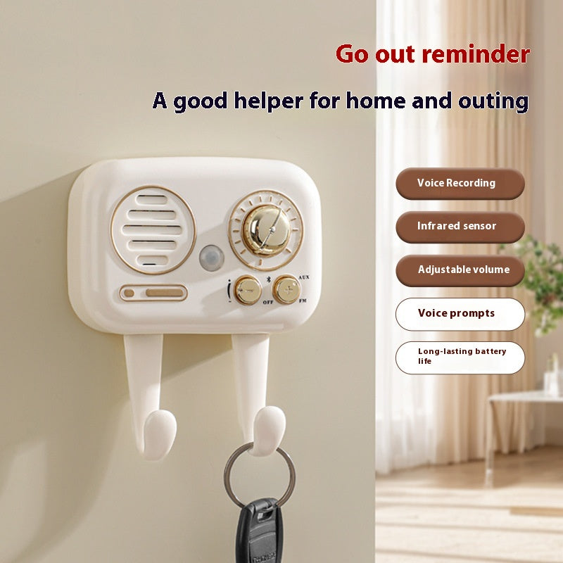 Exit Reminder Smart Voice Reminder Artifact Automatic Intelligent Induction To Go Out For People Forget Your Keys Sensor