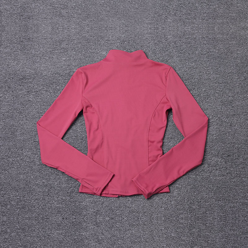 Yoga Clothes Sports Jacket Women's Tight Long-sleeved Quick-drying Breathable Top
