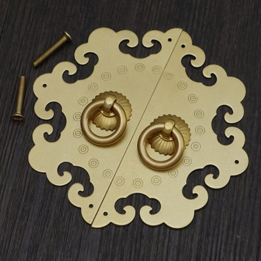 Wardrobe With Solid Copper Handlesantique-style Furniture Hardware Accessories