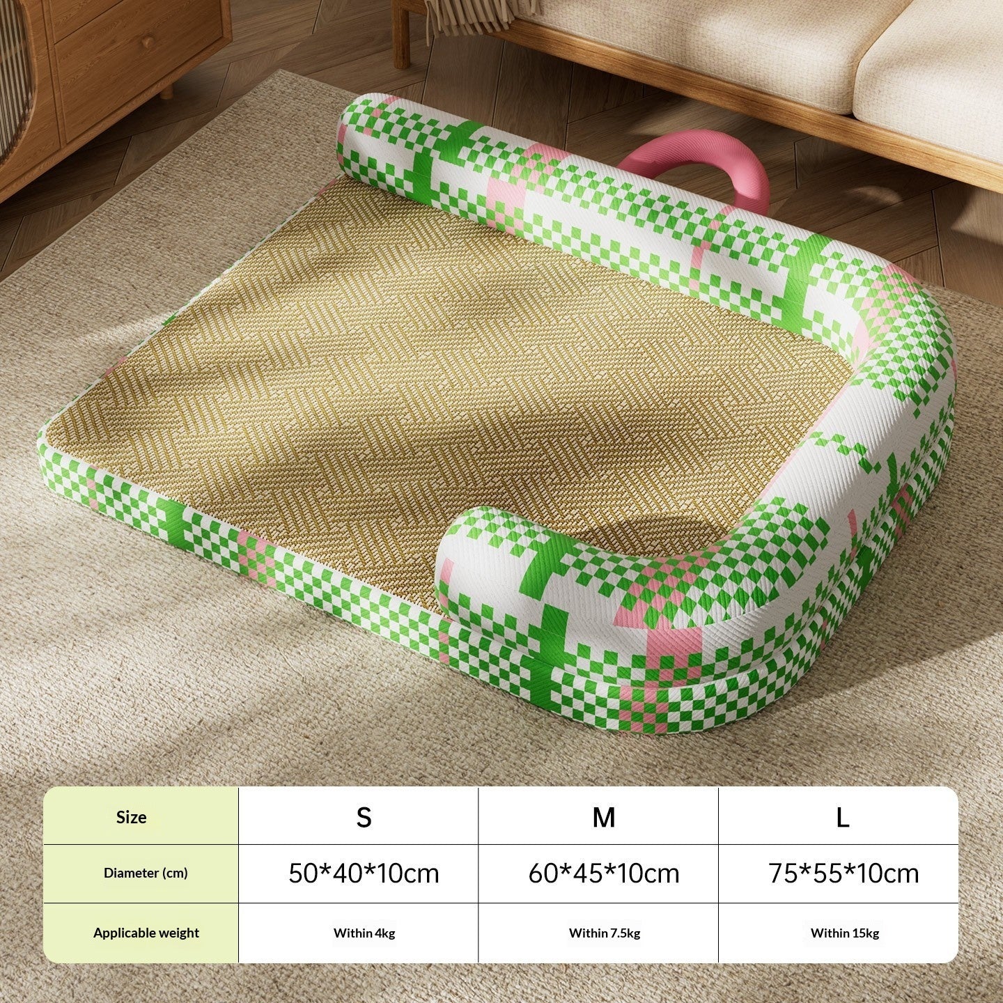 Dog House Summer Cooling Kennel Double-sided Dog Mat Cat Bed