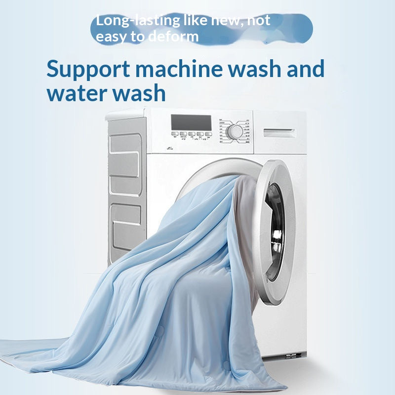 Small Cooling Summer Air-Conditioning Cool-Feel Ice Silk Summer Blanket