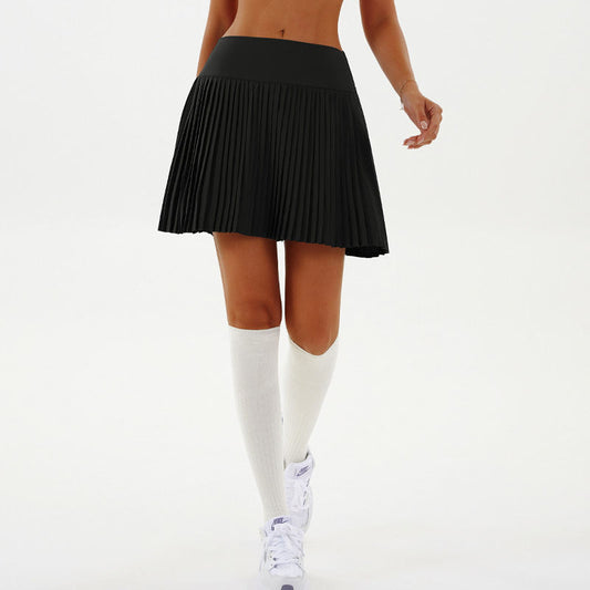 Women's Fashion Yoga Pleated Sports Skirt