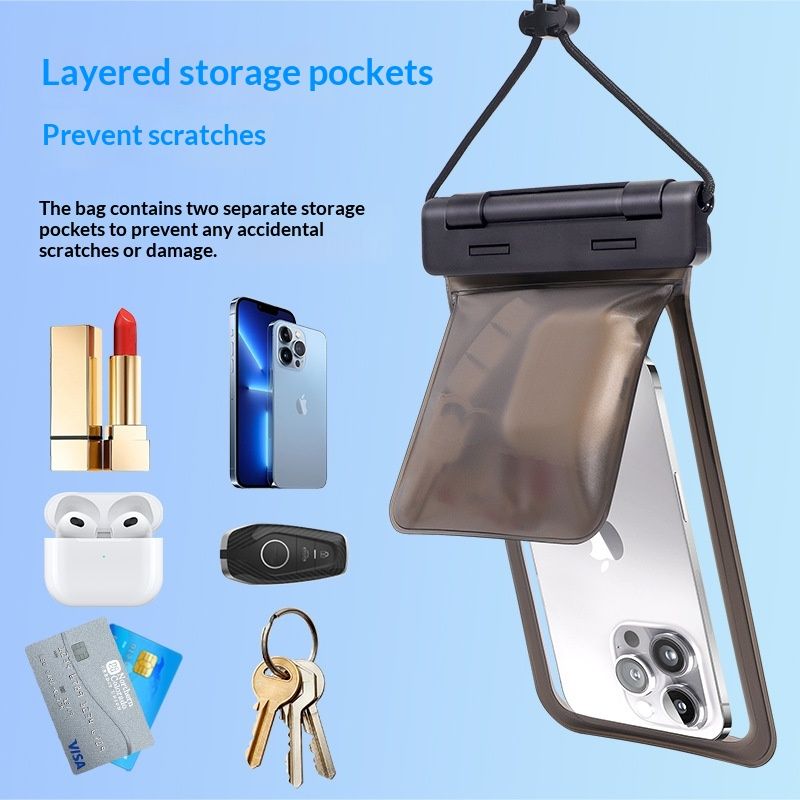 Touch-Screen Outdoor Stream-Tracking Park Phone Waterproof Bag