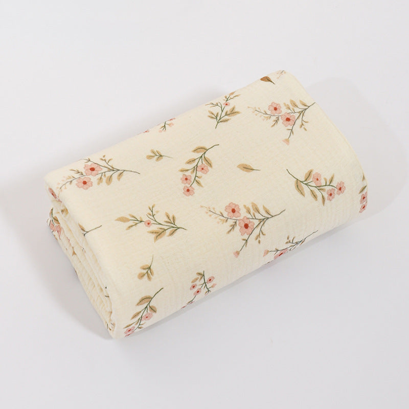 Newborn Bath Towel Solid Color Pure Cotton Gauze