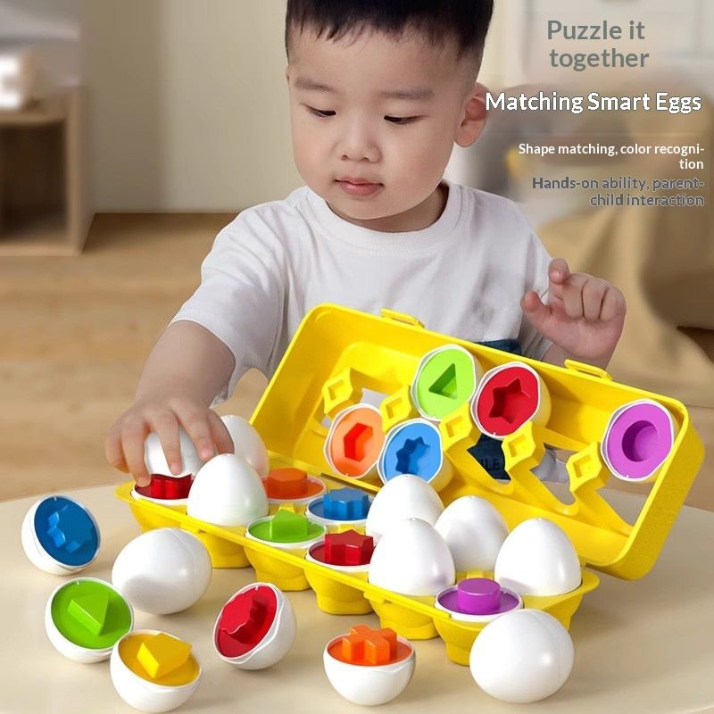 Smart Shape-matching Toy Building Blocks For Children