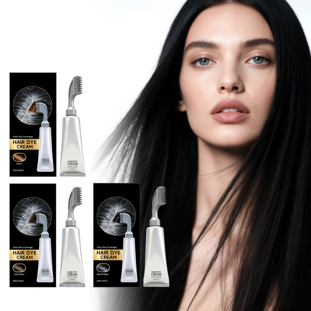 Hair Styling Cream Comb Series