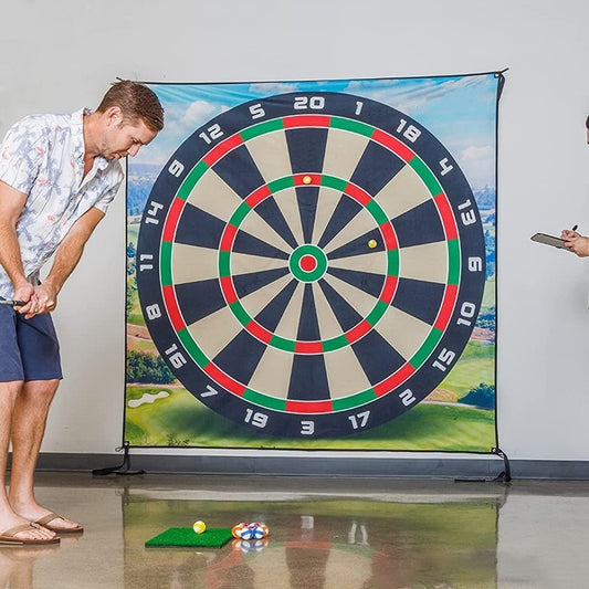 Huge Golf Darts Game Mat-Chip & Stick Kit Golf Game-Indoor Outdoor Gift
