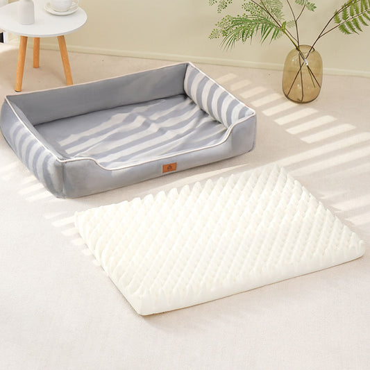 All-Season Dog House Dog Bed Pet Mat Super-Soft Fabric Sleeping Pad