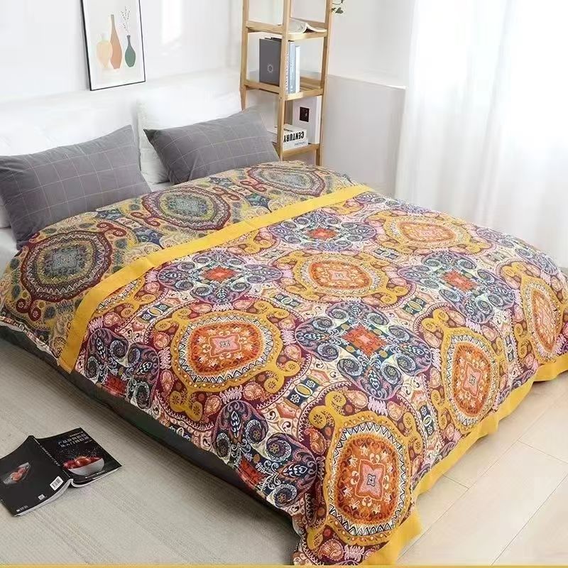 Pure Cotton Gauze Singledouble Summer Cooling Blanket