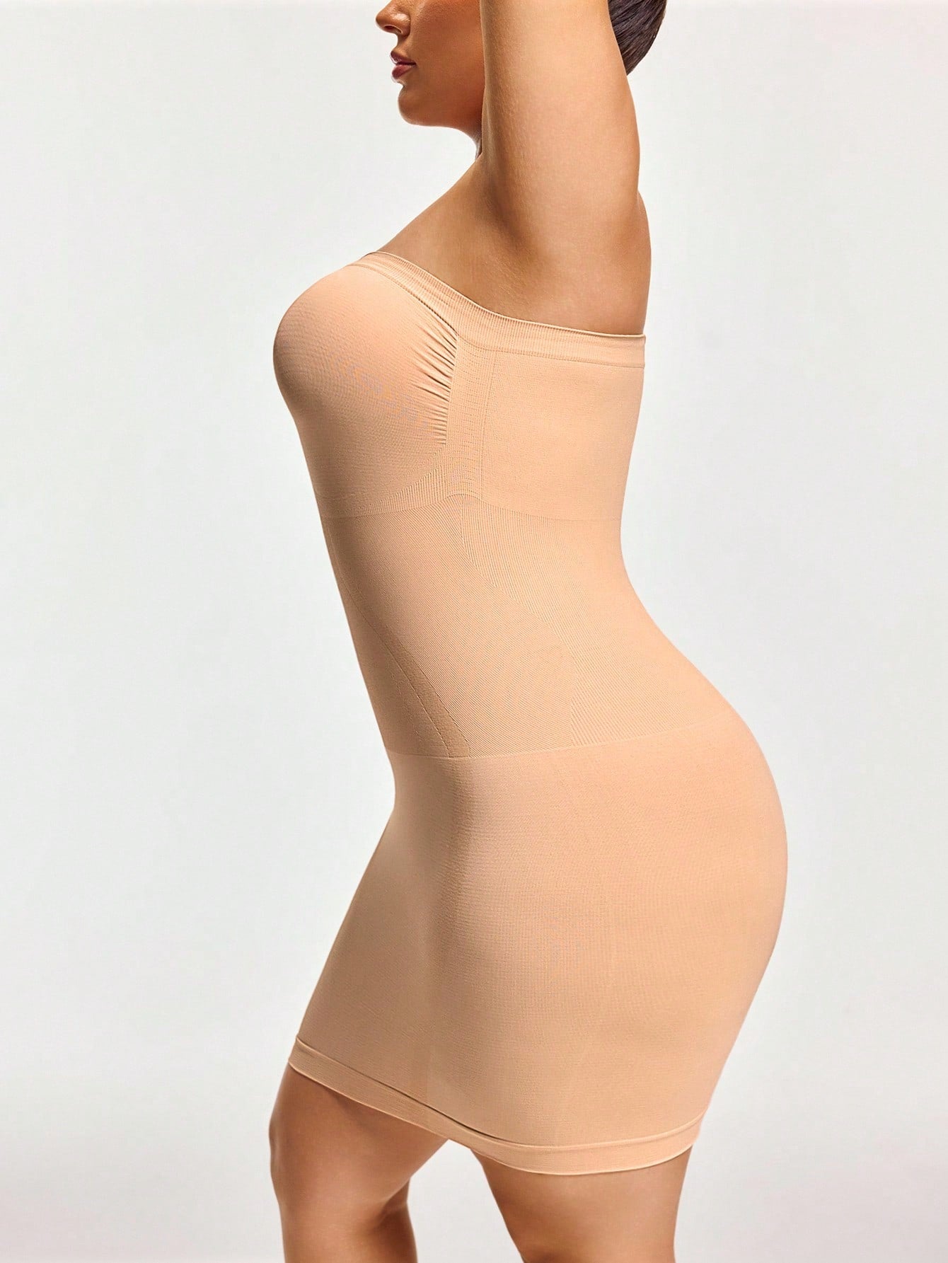 Women's Firm Control Strapless Shapewear Dress - Full Body Contour & Slimming