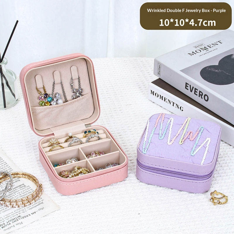 Earring Necklace And Ring Organizer For Home And On The Go