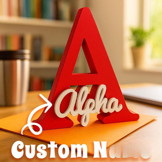 Cross Border Customized Multi-color Letter Desktop Ornament Name Christmas Gift