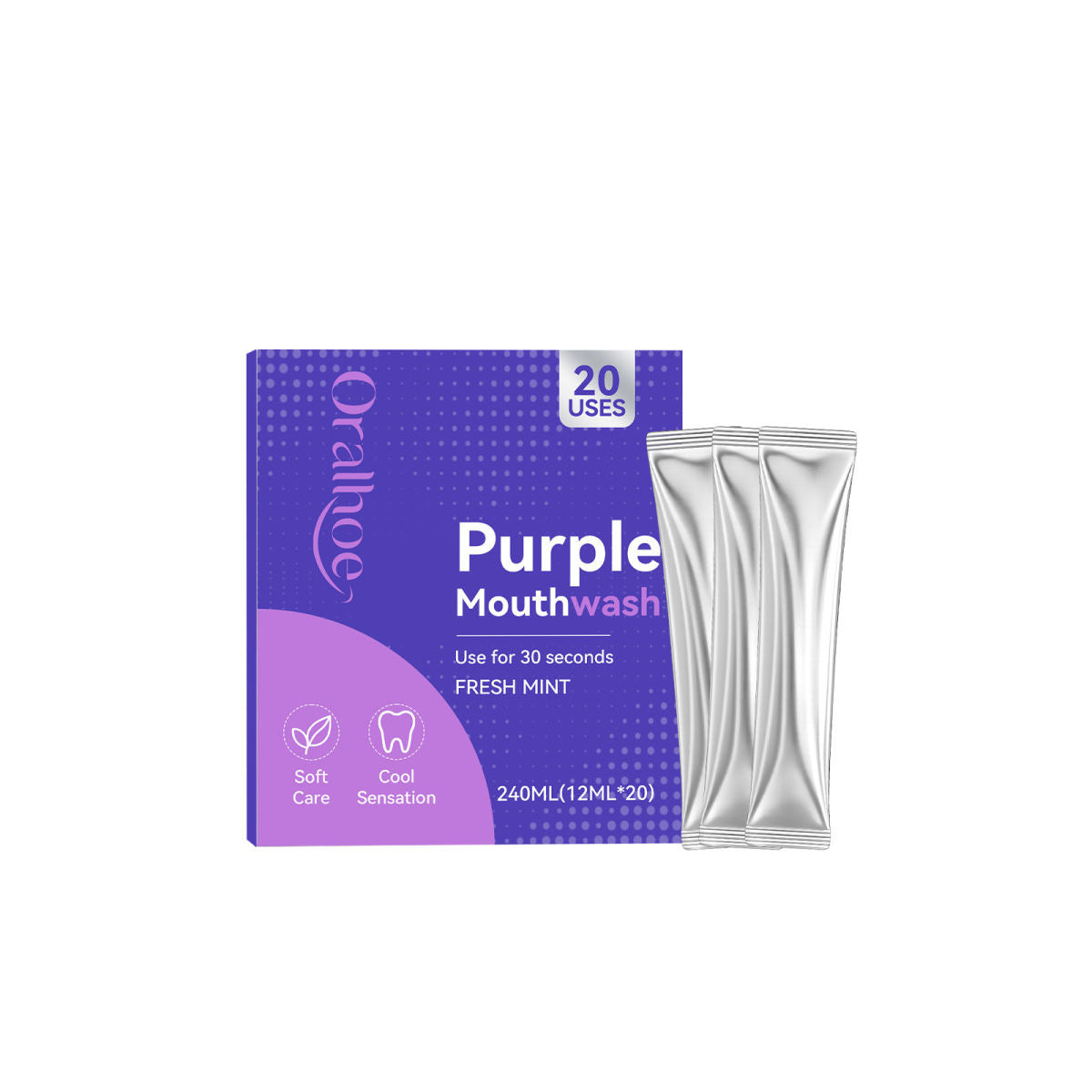 Purple Fresh Mouthwash Gently Cleanses The Mouth Leaving It Clean And Fresh For Everyday Dental Care