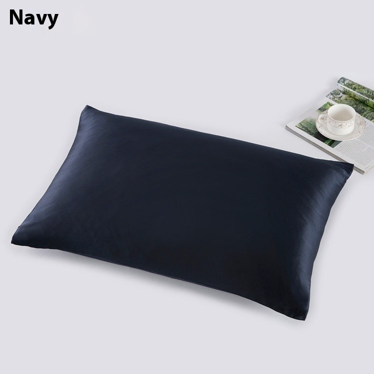 Plain Beauty Silk Hair Care Sleep Comfortable Thickened American Simple Double-sided Silk Pillowcase