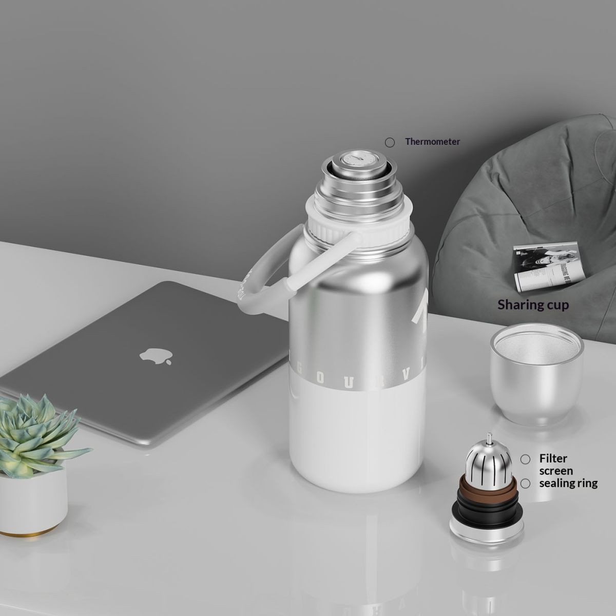 High-value Simple Double-drink Smart Cup