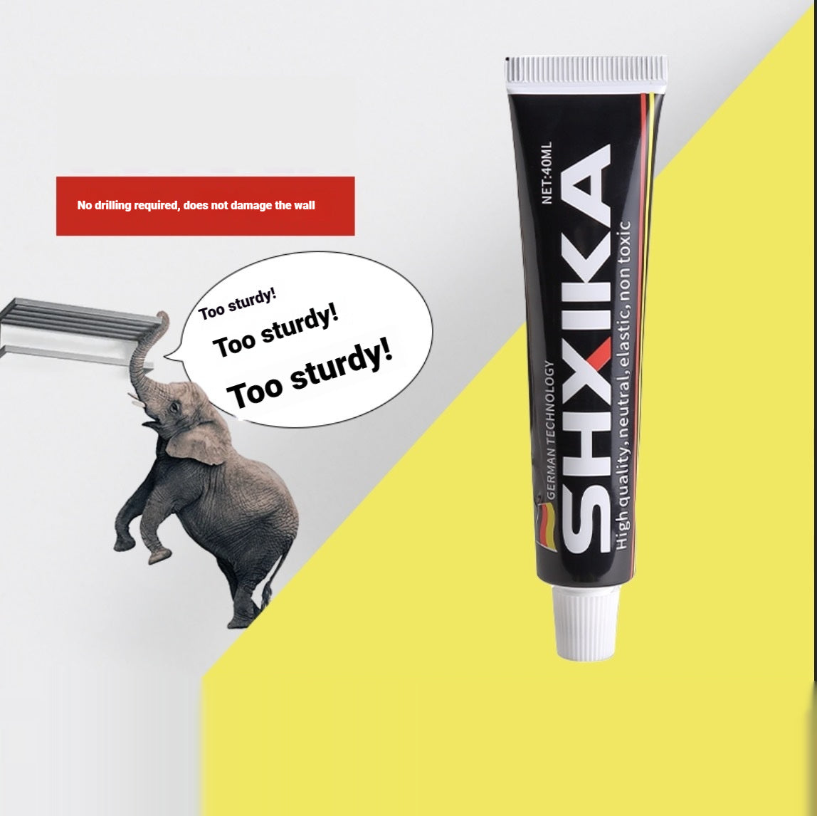 Nail-free Adhesive For Home Decorationwood Stainless Steel And Ceramic Auxiliary Bonding