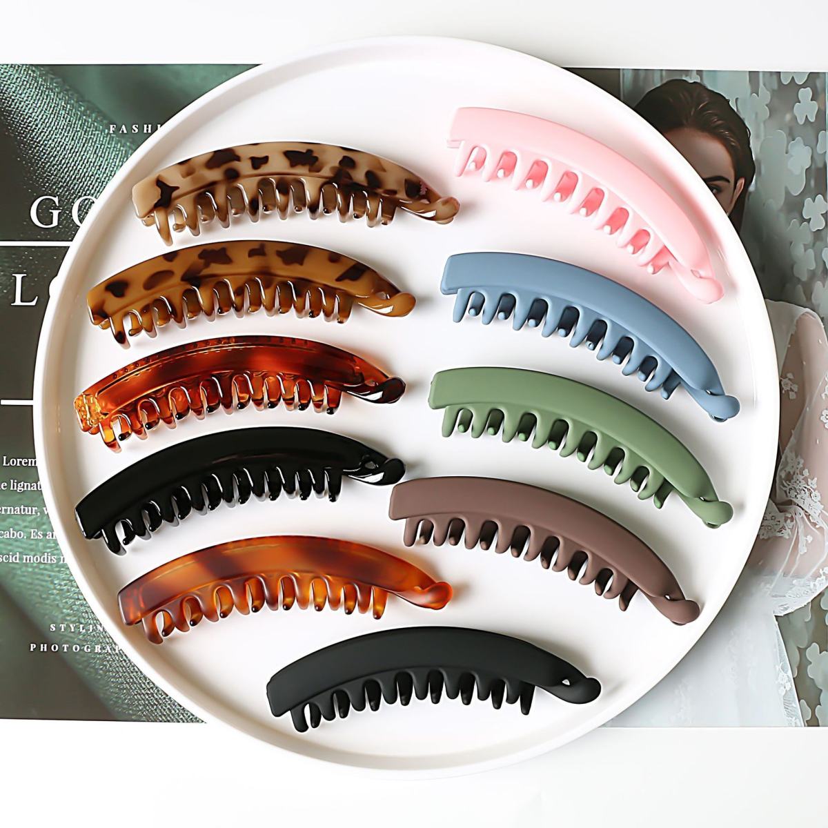Half Moon Simple Extra Thick Hair Accessories Hairpin