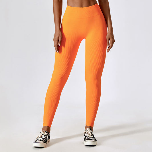 Thread Hip-lift And Belly Shaping Seamless Yoga Pants
