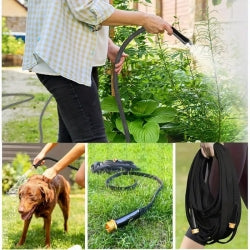 7.5 15 22 30Meter NO Expandable Flexible Garden Water Hose- Leak Proof, Puncture Resistant, No Kink, Lightweight Outdoor Flexible Hose For Yard, Farm, Car, Pet Cleaning 31.5x23.5x15