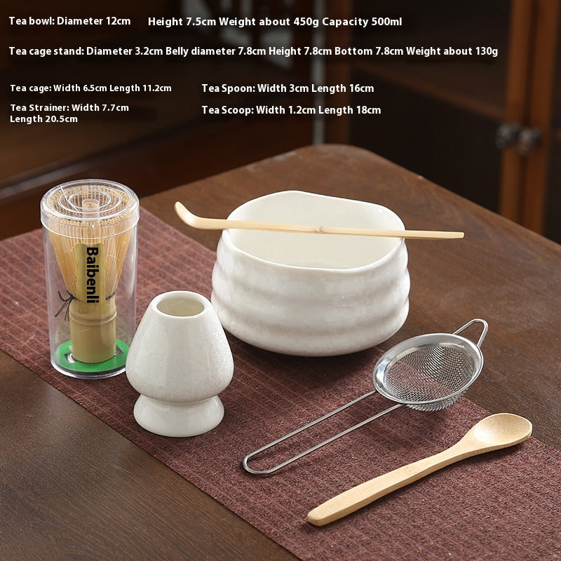 Crystal Glaze Matcha Japanese Style Kung Fu Tea Set Accessories