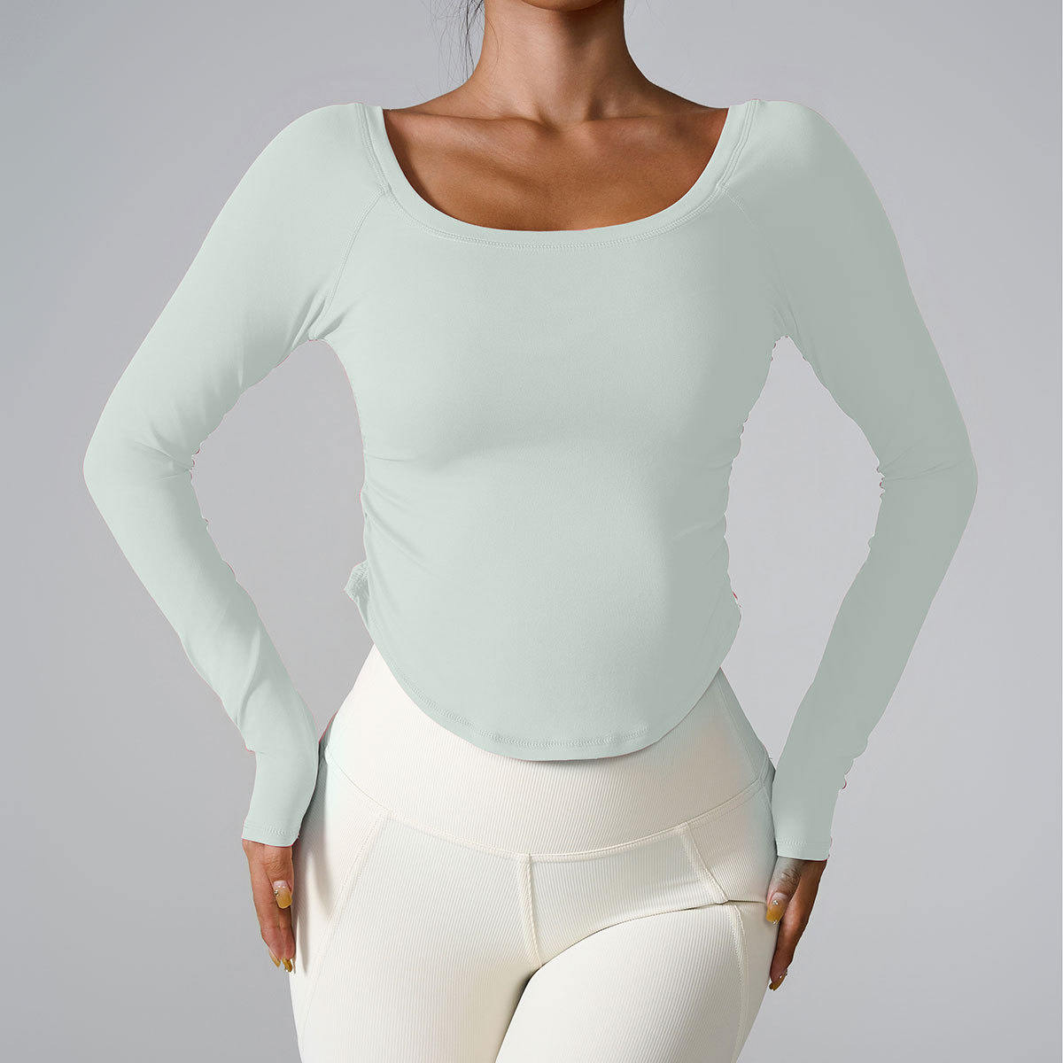 Sports Long Sleeve Skinny Yoga Clothes Women