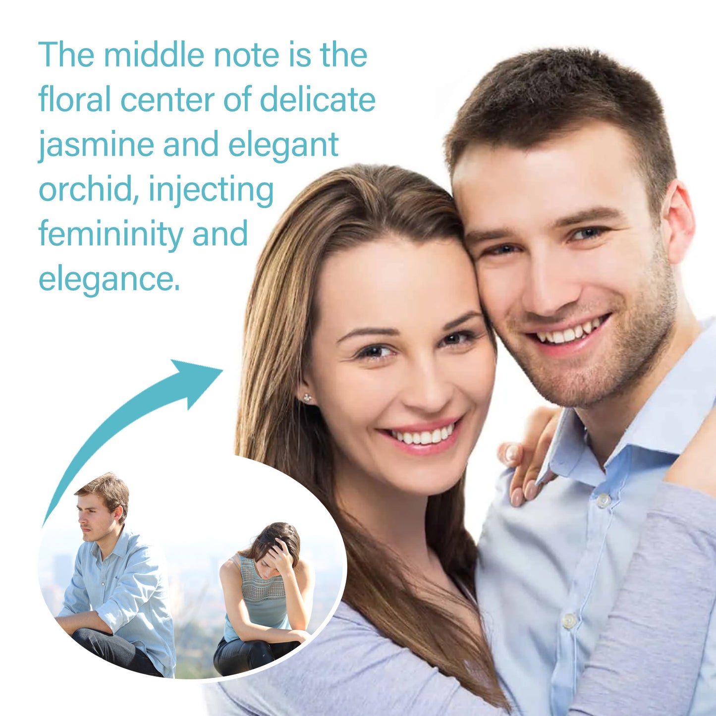 North Moon Perfume Lasting Fragrance Fresh And Gentle Portable Dating Niche Atmosphere Body Perfume