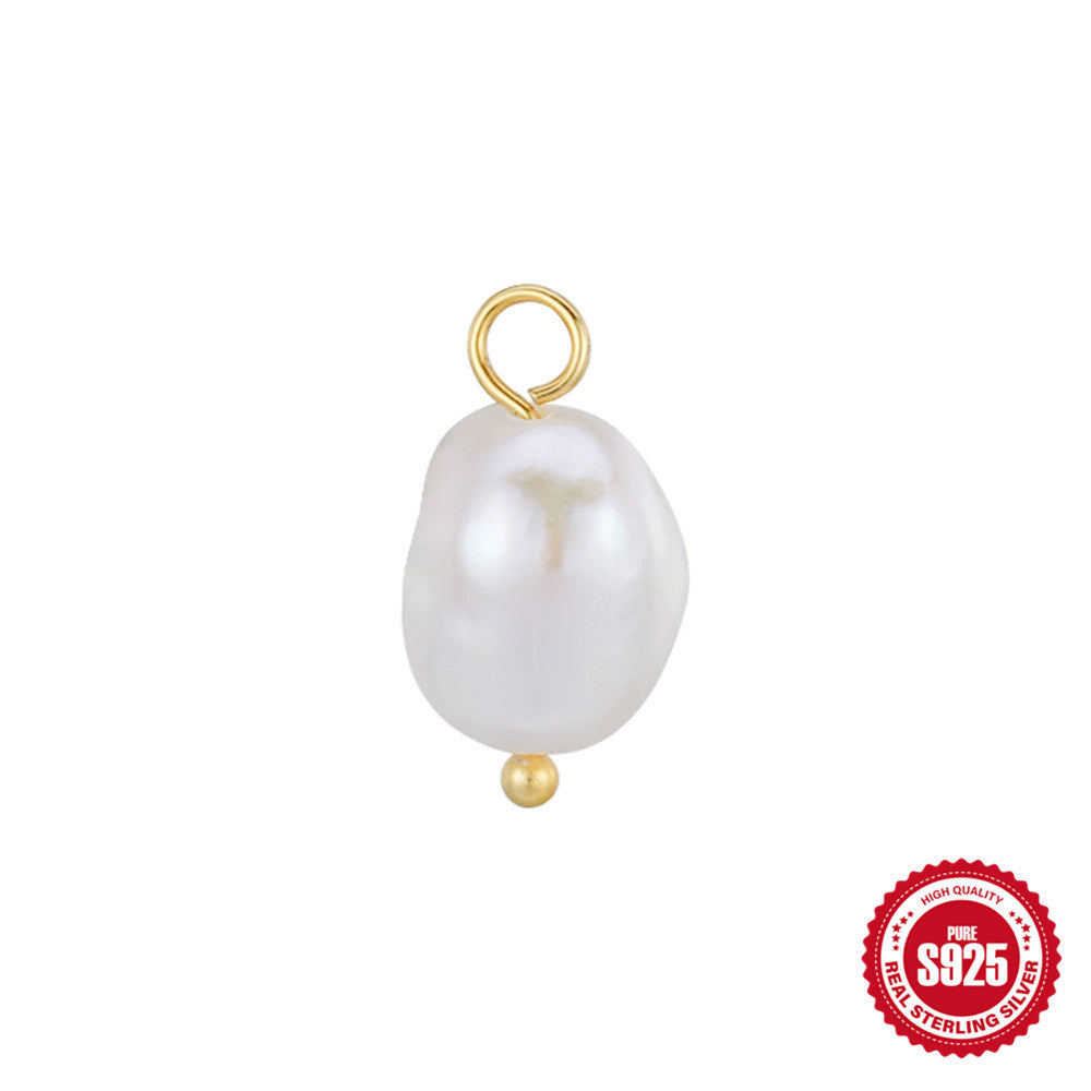 S925 Sterling Silver Bead Pendant Earrings Earring Accessories