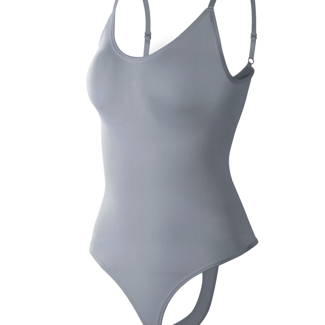 Seamless Body Shaping Jumpsuit With Abdominal Compression And Hip Lifting