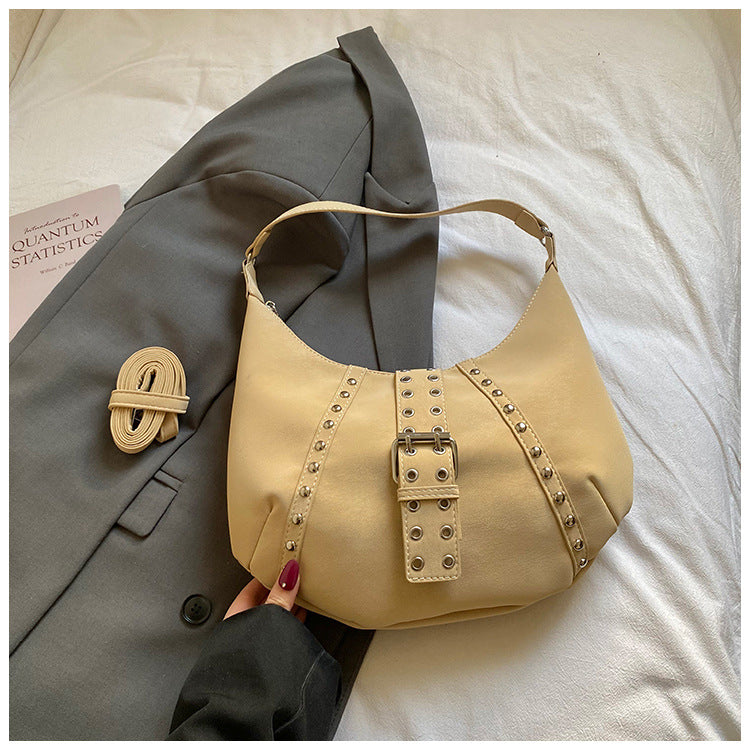 Office Worker Commute Fashion Shoulder Under-Arm Crossbody Dumpling Bag