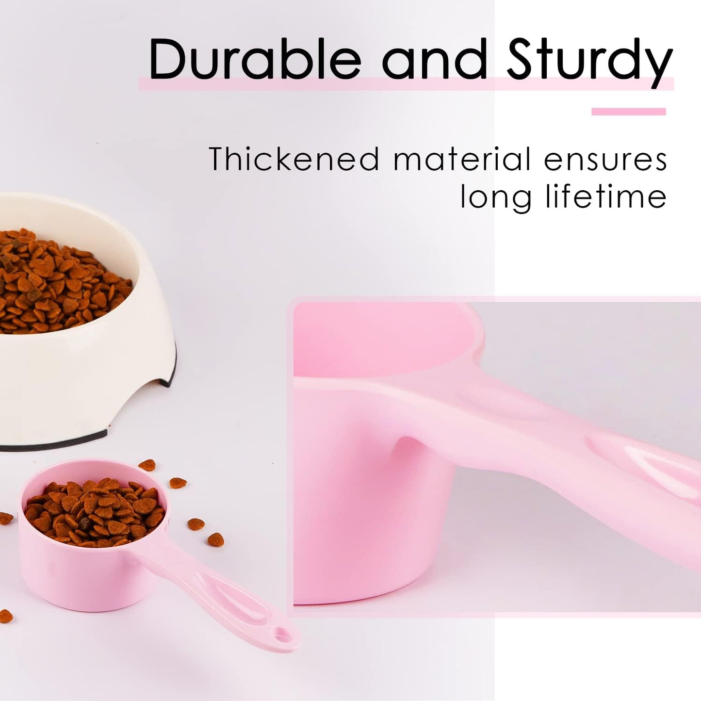 Dog Food Scoop For Container Measuring Scoop For Dogs Cats Birds And Rabbits Pet Food Feeding Scoop