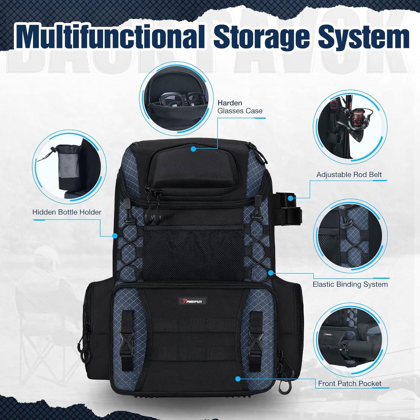 Best-selling Multi-functional Lure Fishing Bag Large Capacity