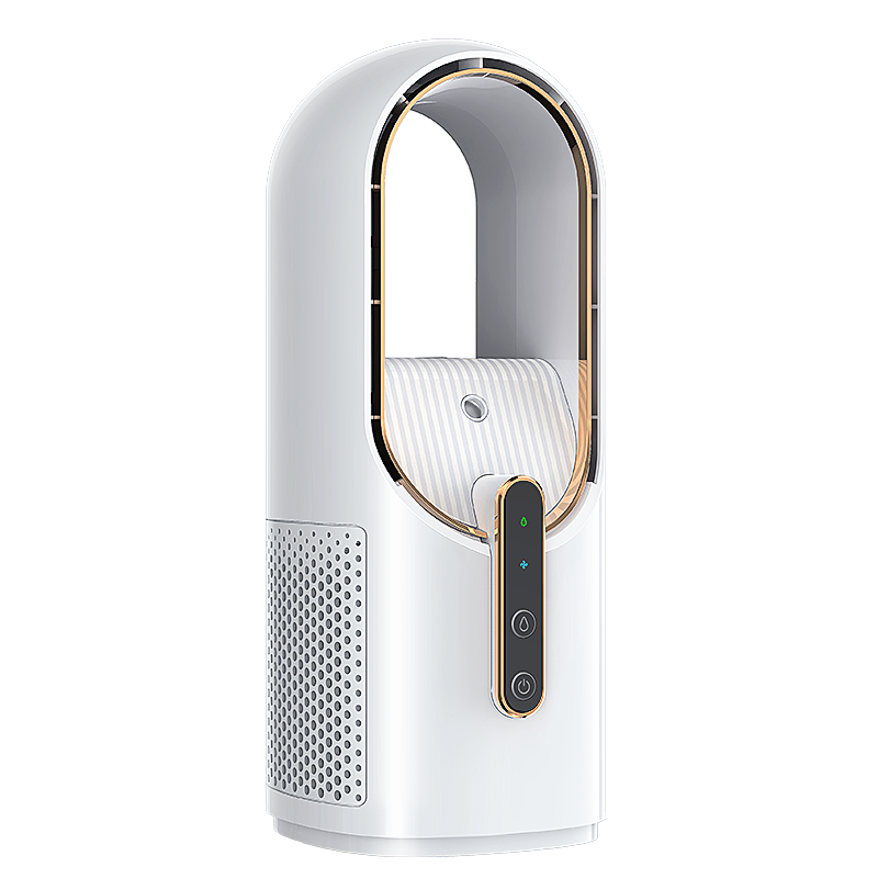 Small Fan Desktop Spray, Desktop Mini Humidifying And Cooling, Portable Usb Charging, Household Bladeless Fan