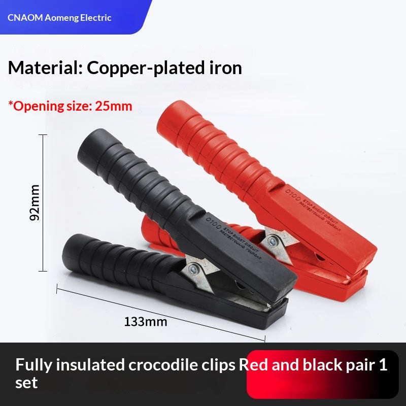 Pure Copper Alligator Clip For Car Battery Charging
