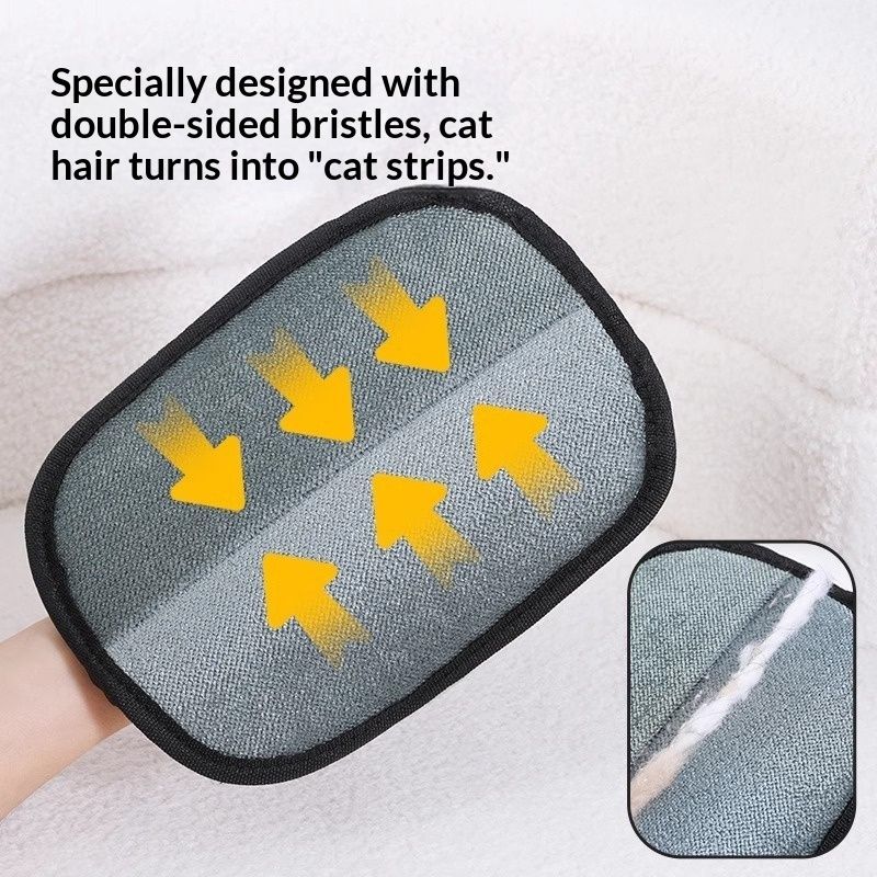 Static Hair-removal Glove Brush