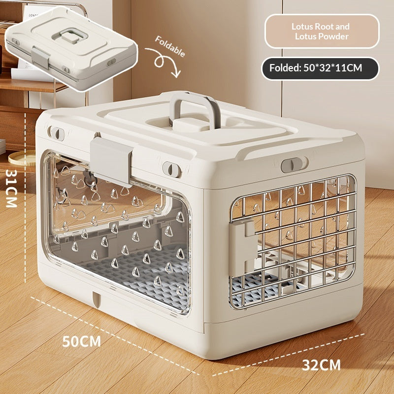 Portable Folding Pet Carrier For Cats Ideal For Travel