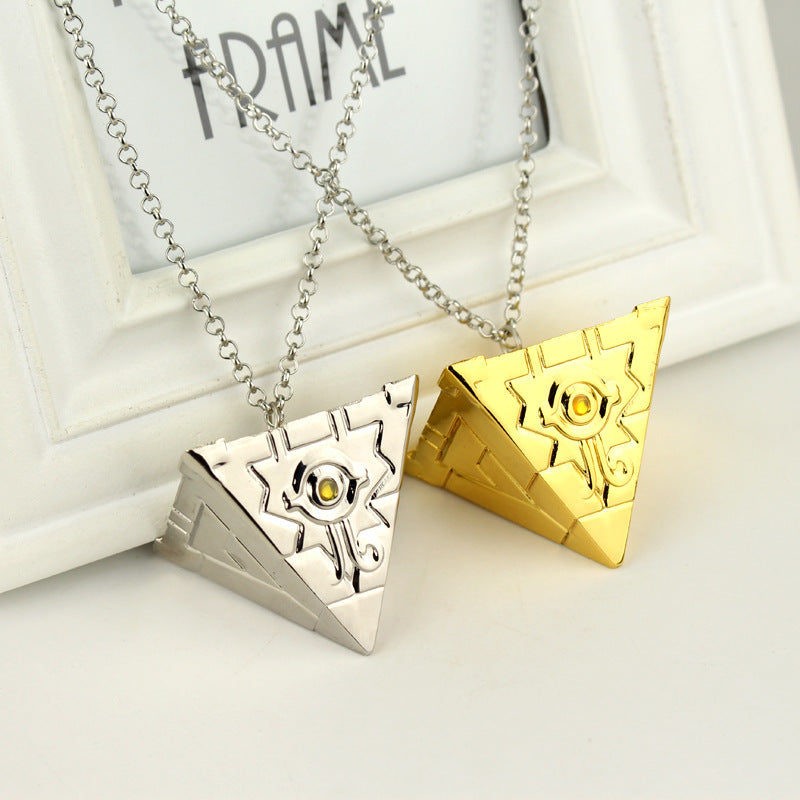 Best Seller In Europe And America Popular Game King Building Block Necklace Alloy Three-dimensional Pendant