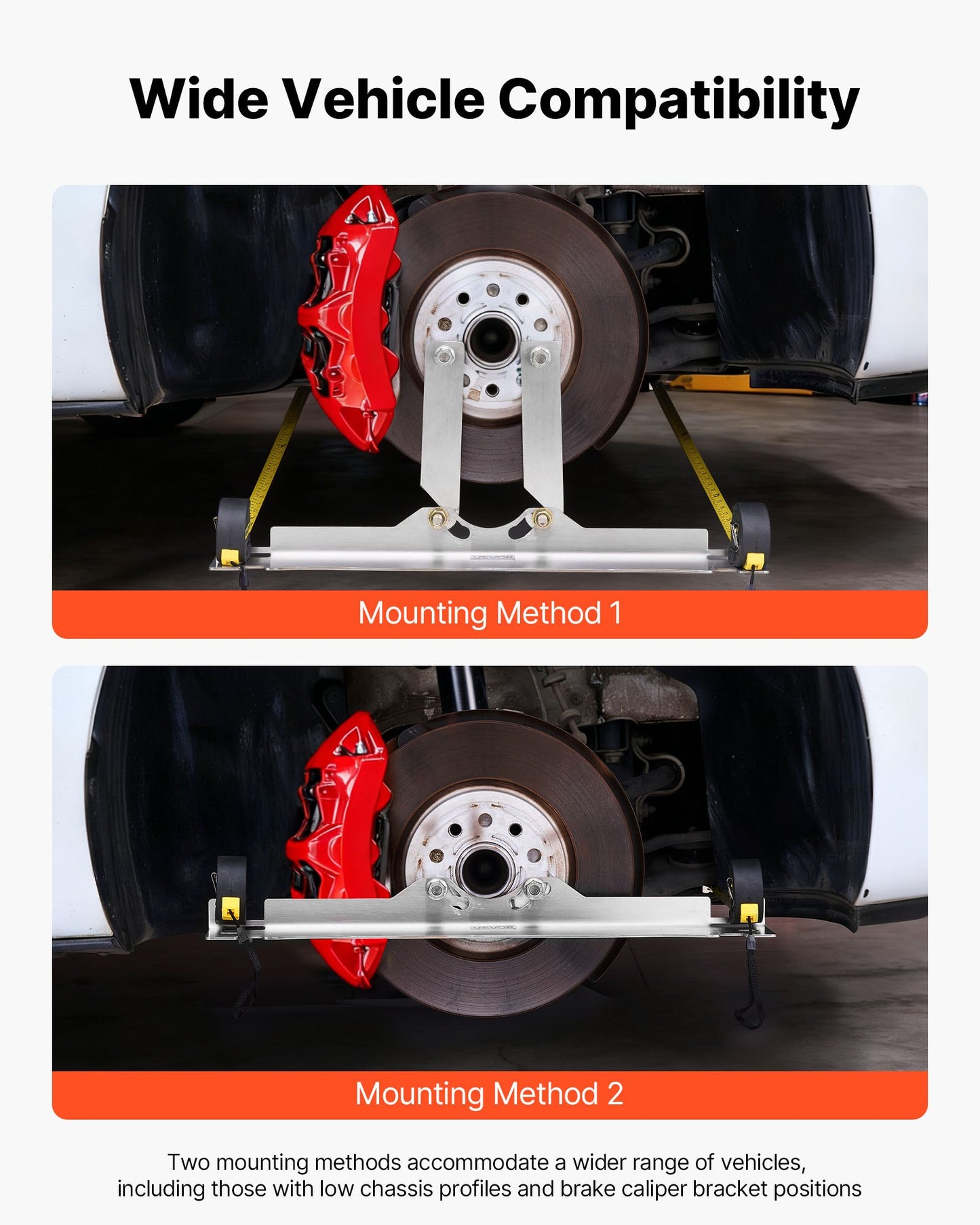 Wheel Alignment Tool, 2 PCS Stainless Steel Heavy Duty Toe Alignment Plates With 2 Measuring Tapes, Accurate Automotive Wheel Tools For Home Use, Compatible With Cars, Trucks, SUVs, And Vehicle