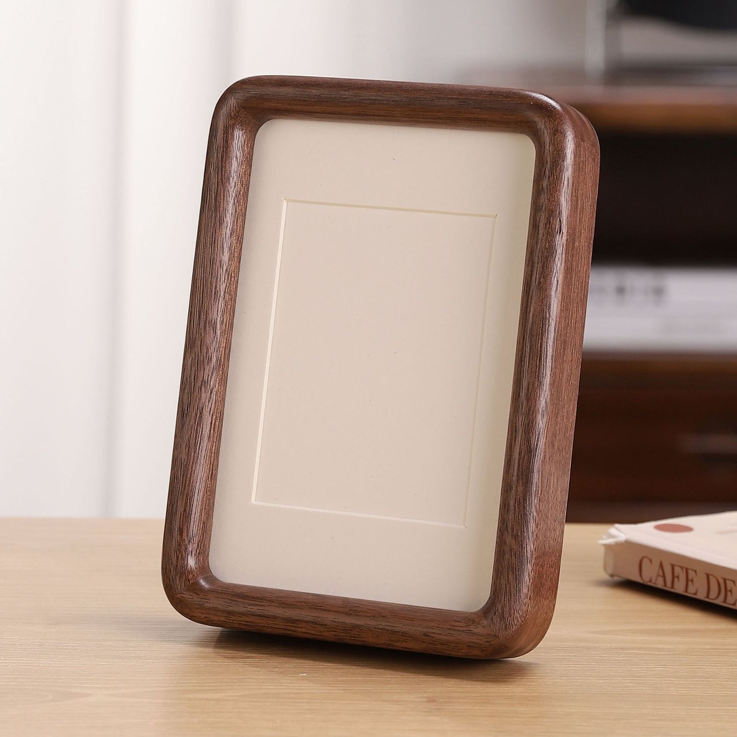 Solid Wood Mortise-and-Tenon Photo Frame For Home Use