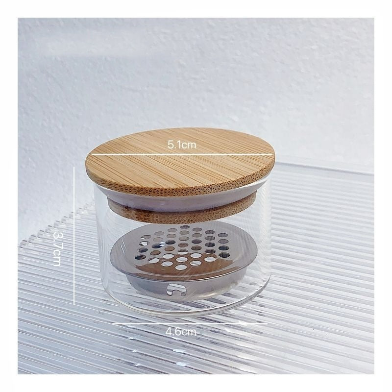 New Nail Beauty Sequins Painting Brush Cleaning Cup With Lid Stainless Steel Mesh
