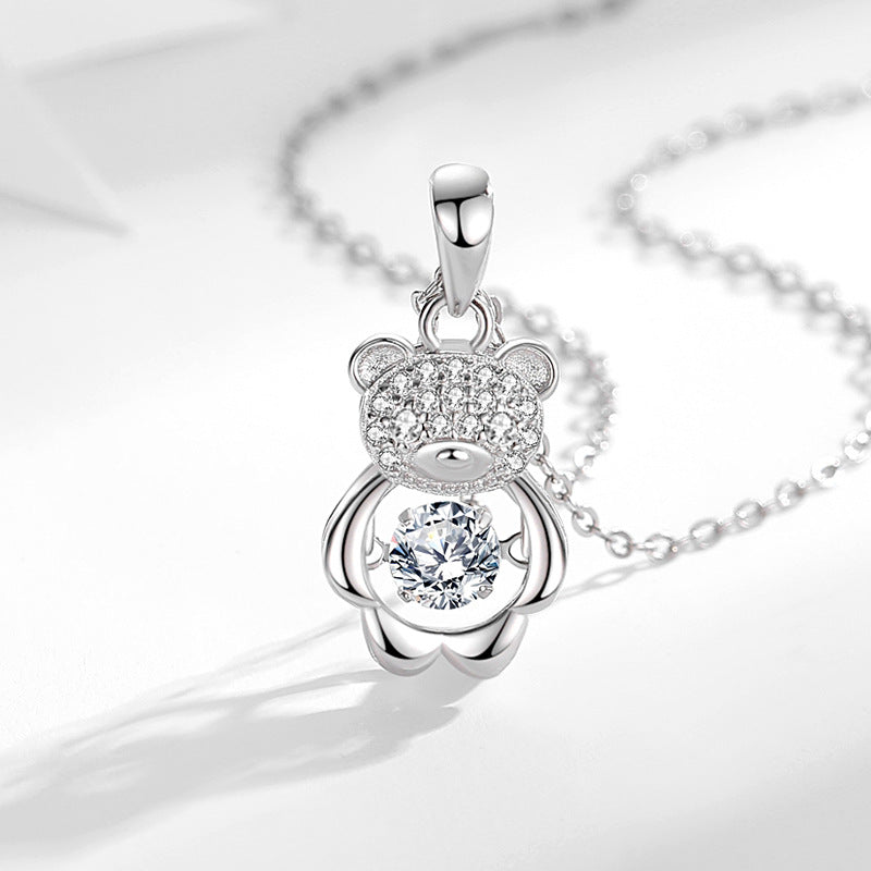 Necklace Female Bear Smart Fashion Animal