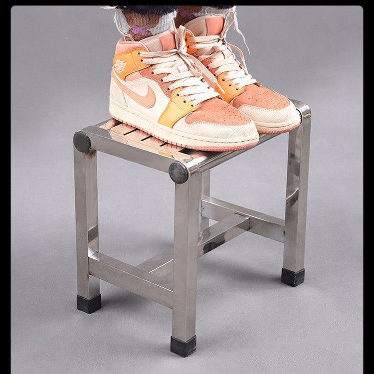 Stainless Steel Small Stool Sturdy Step Stool For Home Use