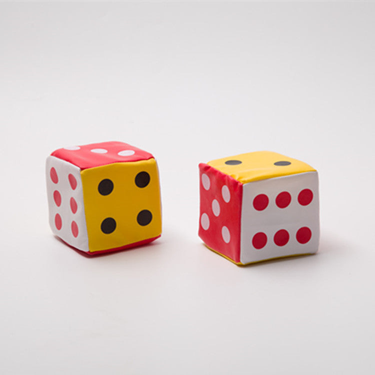 Children's Enlightenment Cognitive Leather Feeding Cotton 10cm Dice