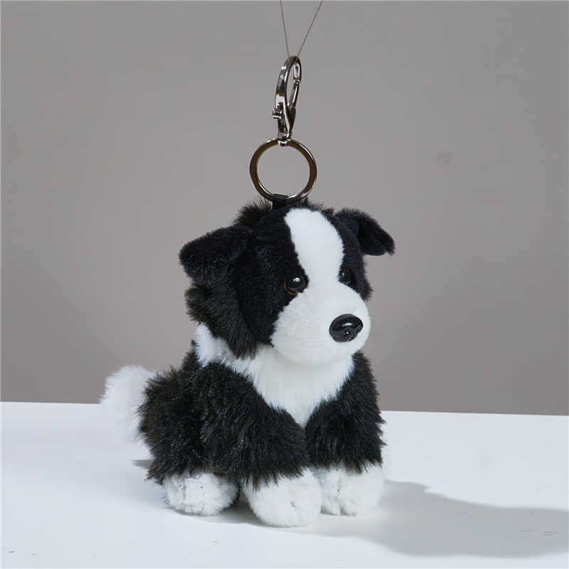 Border Collie Plush Toy Charm Decompression Gift