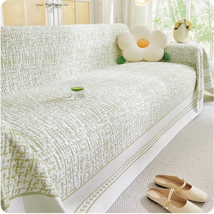 Four-Season Ice-Silk Cooling Sofa Cover Cloth