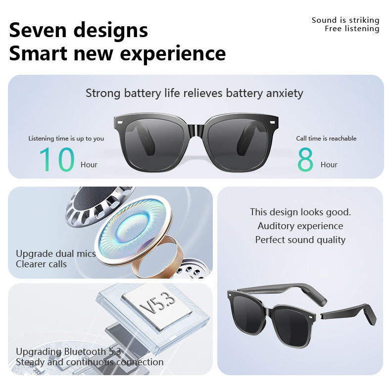 AI Smart Bluetooth Translation Glasses