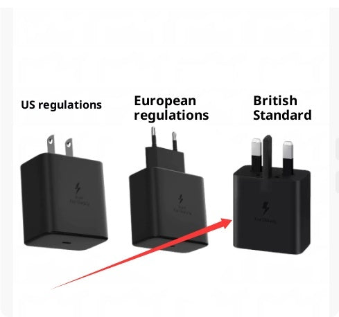 45W Super Fast Charge British Standard Charging Plug